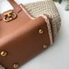 Фурнитура-основа с замком для вязаной или плетеной сумки из искусственной кожи - Коричневый