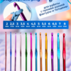 IMG_2430 Набор крючков для вязания 12 штук, 2-8 мм