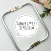 Внутренний фермуар для сумки прямоугольный 22 см