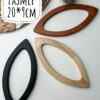Ручки для сумки натуральное дерево пара 20*9 см - Натуральный